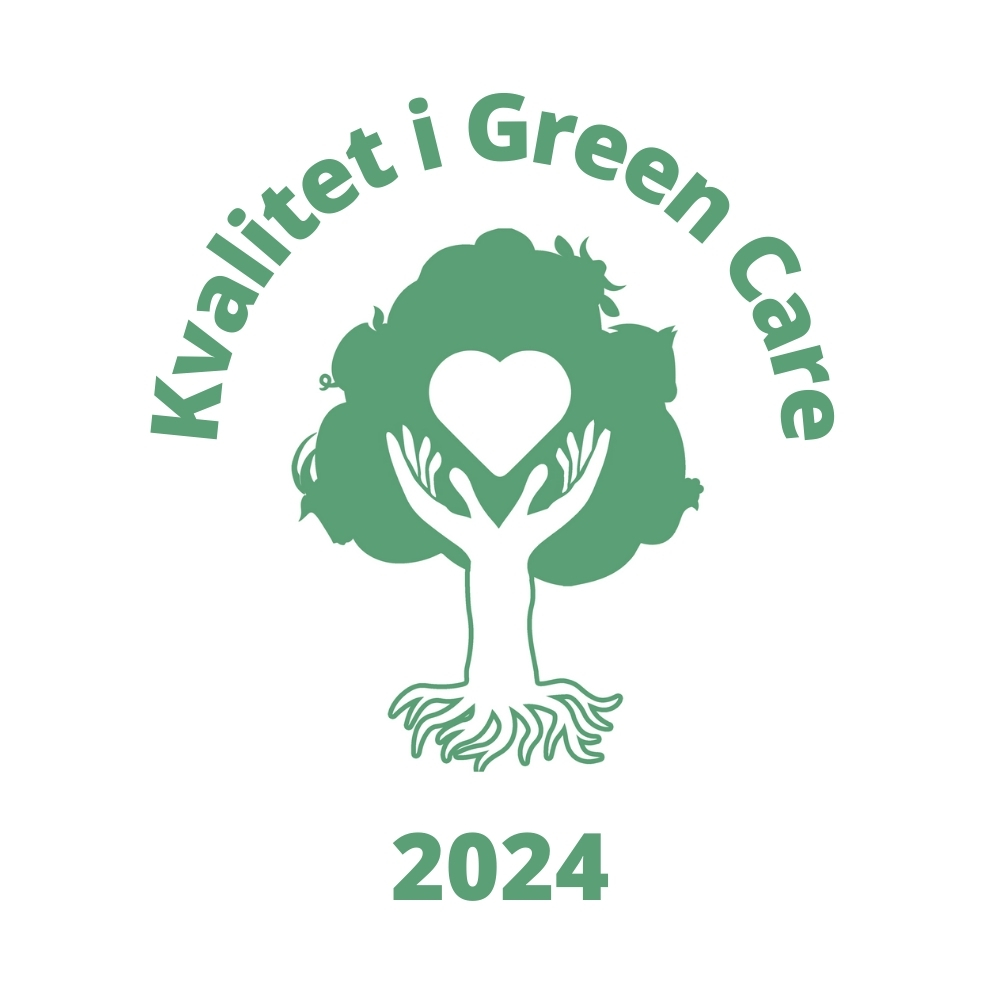 Mulighed for online opfølgning, så du kan få dit Kvalitet i Green Care mærke for 2024.